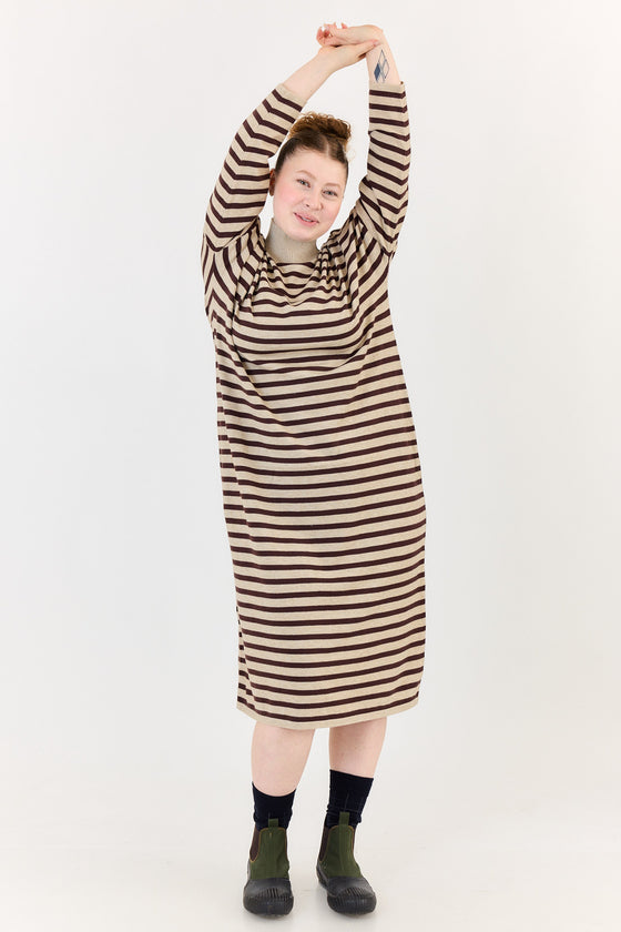 Clover dress - Sand & Brown