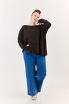 Daisy top - Dark brown