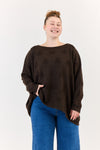 Daisy top - Dark brown