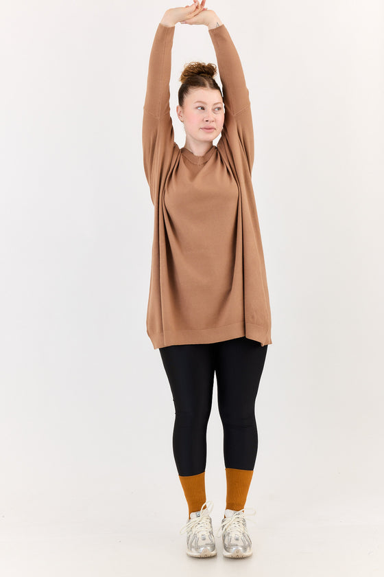 Lilac tunic - Camel