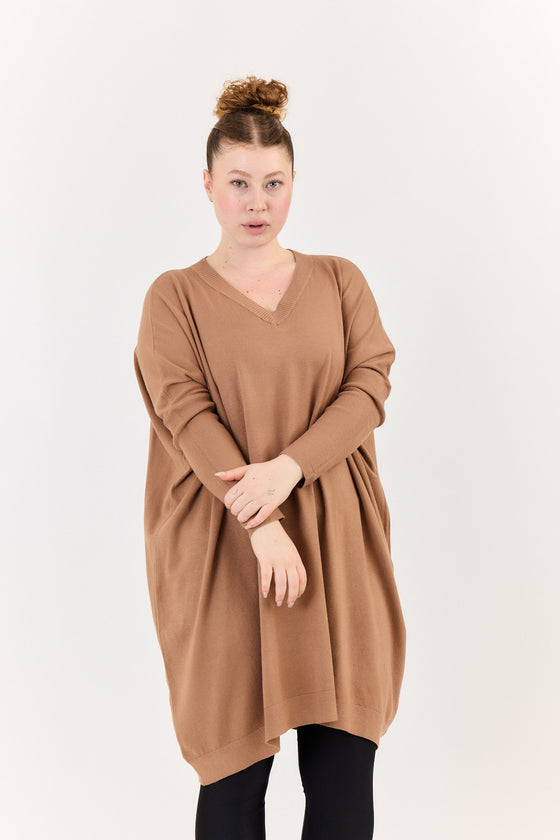 Lilac tunic - Camel