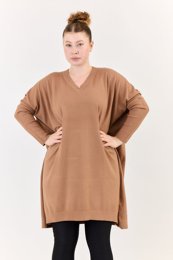 Lilac tunic - Camel