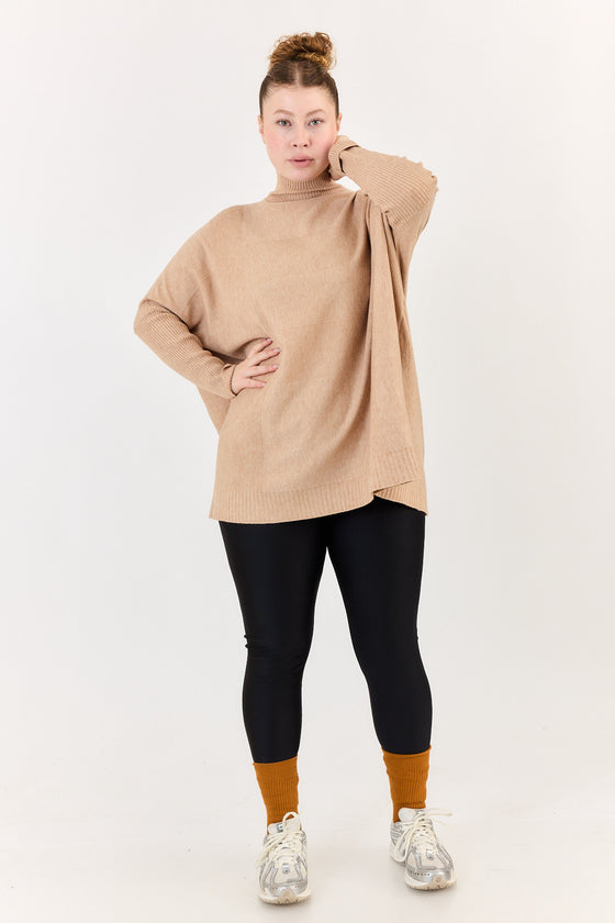 Tulip top - Camel