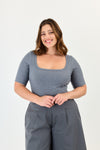 Kimi top - Grey