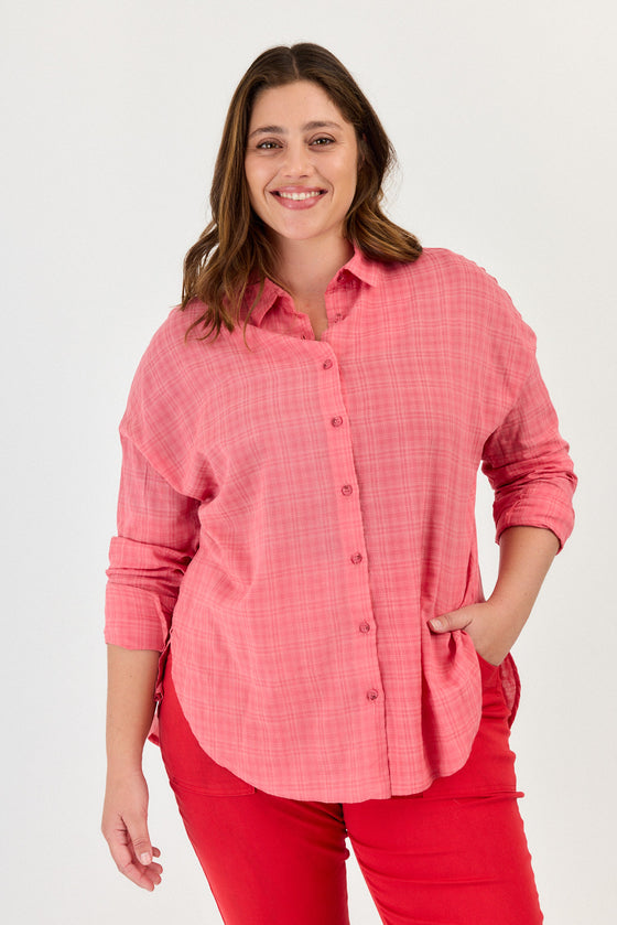 Feather shirt - Pink