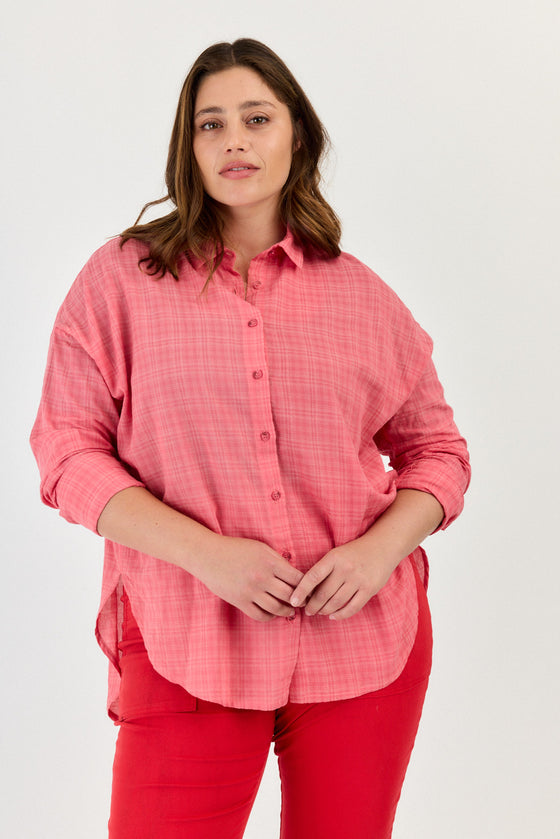 Feather shirt - Pink