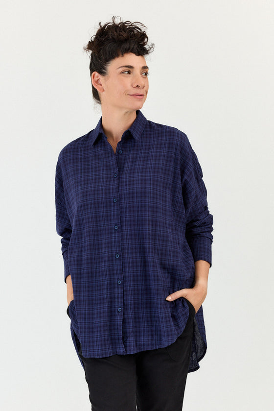 Feather shirt - Navy