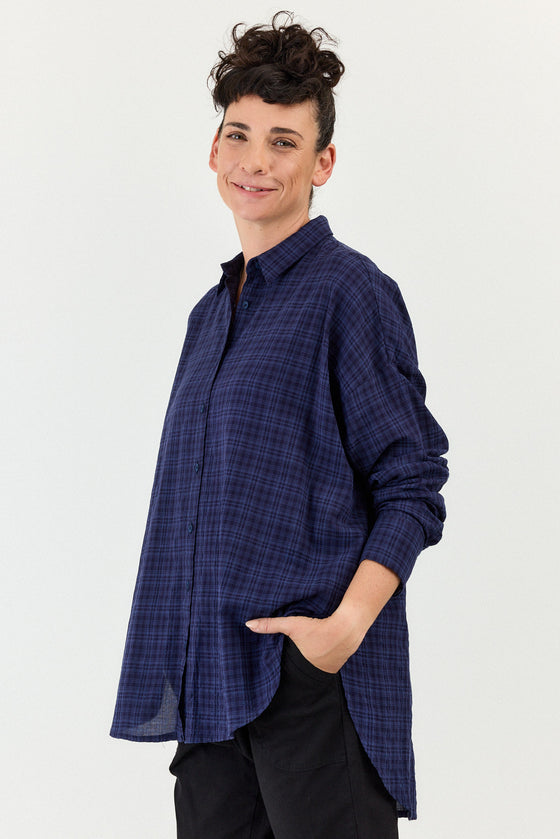 Feather shirt - Navy