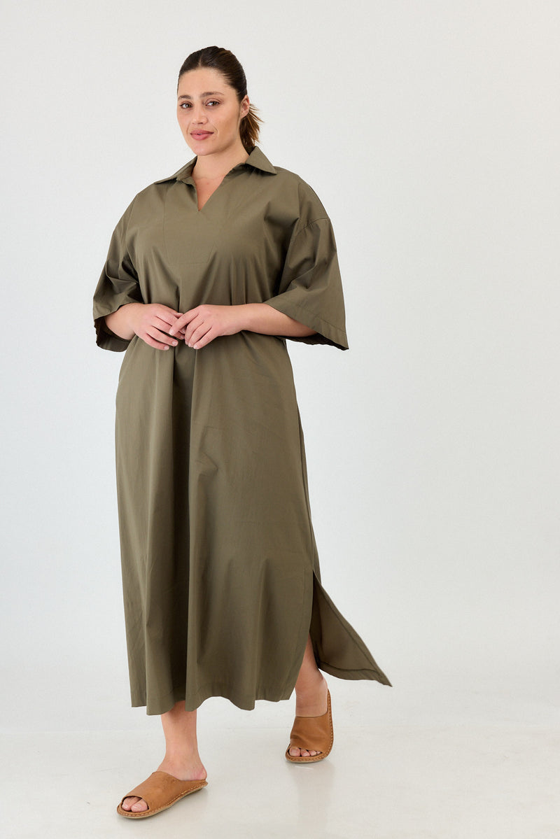Mars dress - Olive