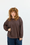 Mili Top - Navy & Brick