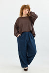Mili Top - Navy & Brick