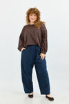 Mili Top - Navy & Brick