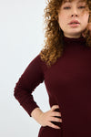Nana Rib Top - Maroon