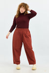 Nana Rib Top - Maroon