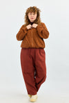 Quilt Bomber Jacket - Brick