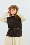 Moonstone Vest - Brown