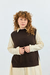 Moonstone Vest - Brown
