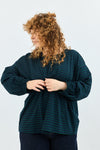 Mili Top - Navy & Green