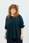 Mili Top - Navy & Green