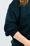 Mili Top - Navy & Green
