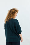 Mili Top - Navy & Green