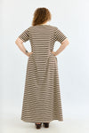 Sunrise Dress - Brown & Cream