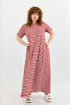 Sunrise Dress - Pink & Bordeaux
