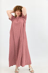 Sunrise Dress - Pink & Bordeaux