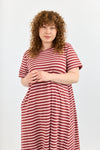 Sunrise Dress - Pink & Bordeaux