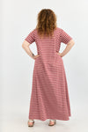 Sunrise Dress - Pink & Bordeaux