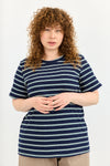 Lili top - Blue stripes