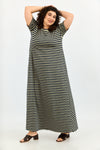 Sunrise Dress - Olive & Navy