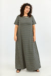 Sunrise Dress - Olive & Navy
