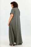 Sunrise Dress - Olive & Navy