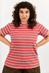Lili top - Red stripes