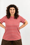 Lili top - Red stripes