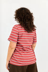 Lili top - Red stripes