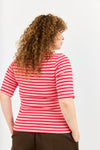 Kimi top - Pink & Red
