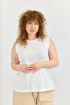 Mercury Pointelle  top - White