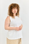Mercury Pointelle  top - White