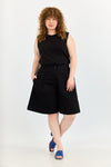 Mercury Pointelle  top - Black