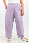 Plum cargo pants - Purple