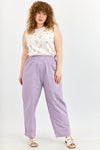 Plum cargo pants - Purple