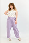 Plum cargo pants - Purple