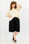 Emilie top - Cream with Flowers
