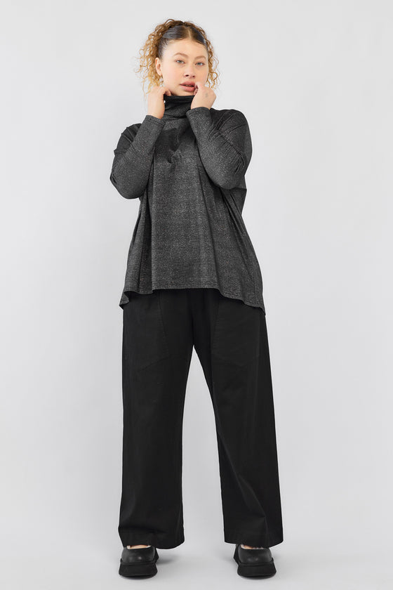 Smile top - Shiny Black