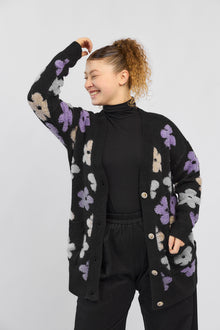  Happy Cardigan - Black