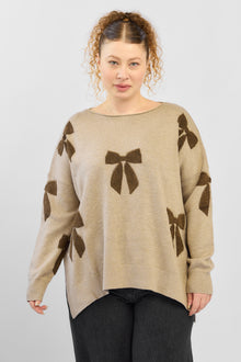  Bow tie top - Beige