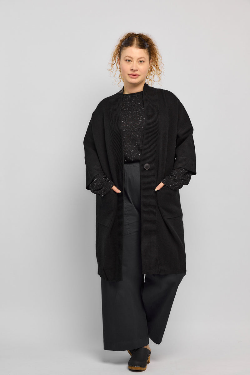 Woodstock Cardigan - Black