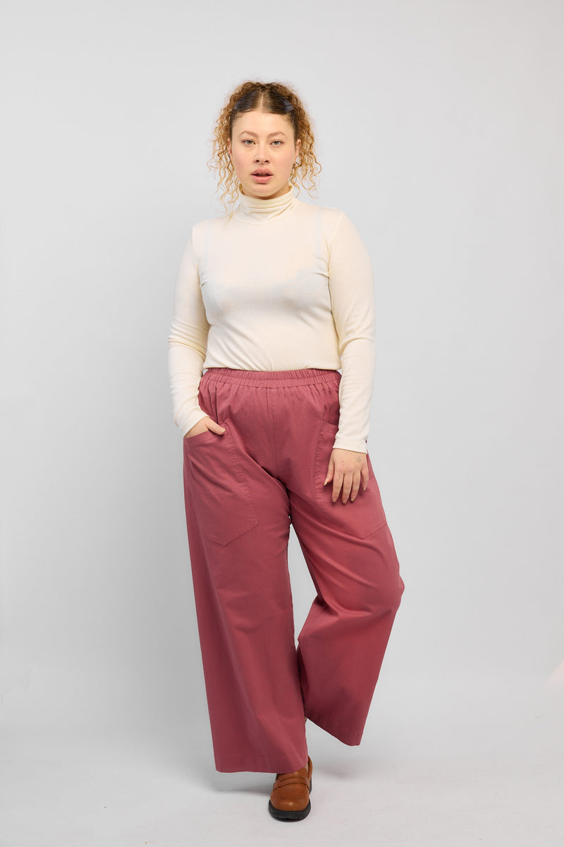 Lilah Pants - Cherry